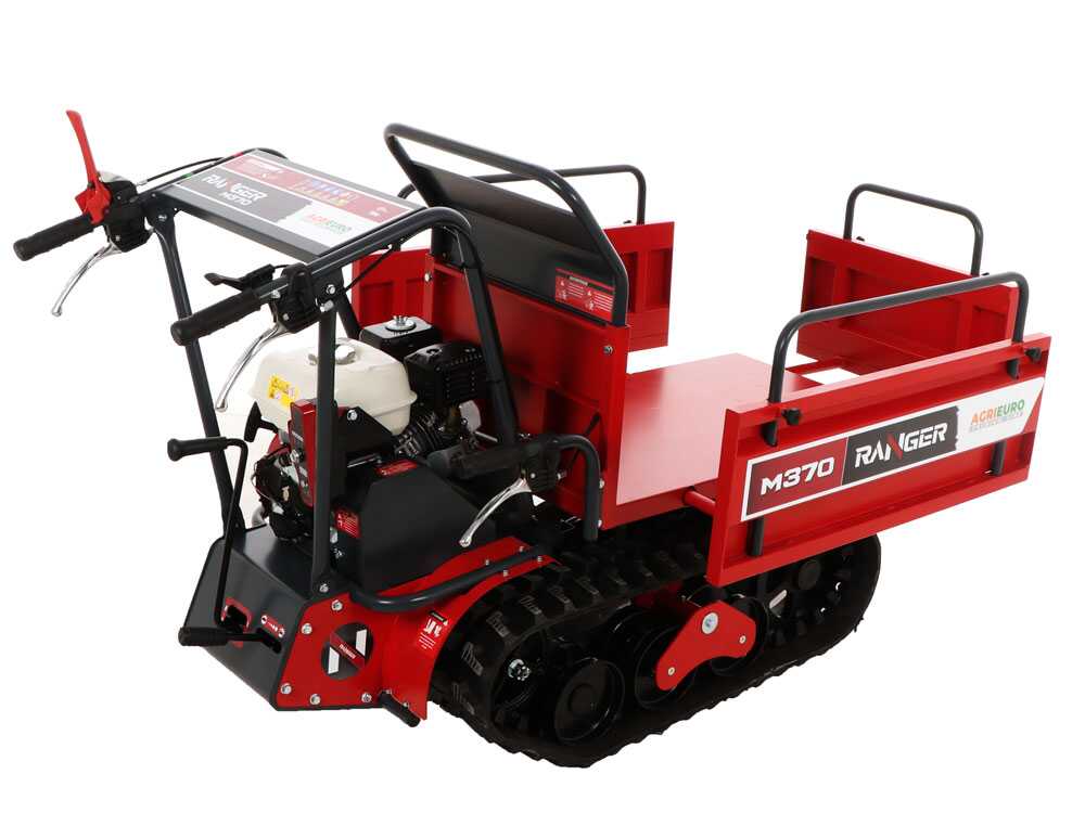 Auziehbarer Raupendumper Ranger M370-E - Honda Motor GX160 – Bild 3