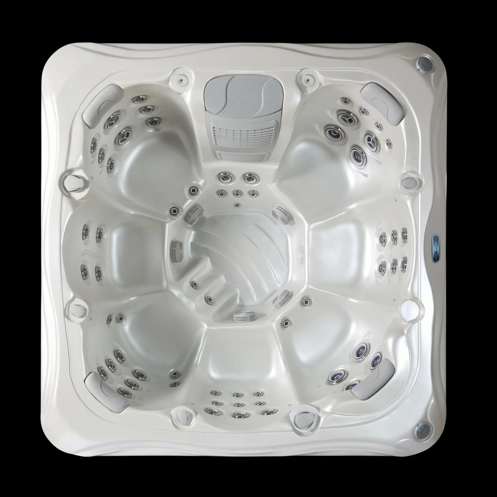 Whirlpool SET 220x220cm SPA LED Farblicht Outdoor Indoor Pool 7 Pers.(Teico-087) – Bild 7