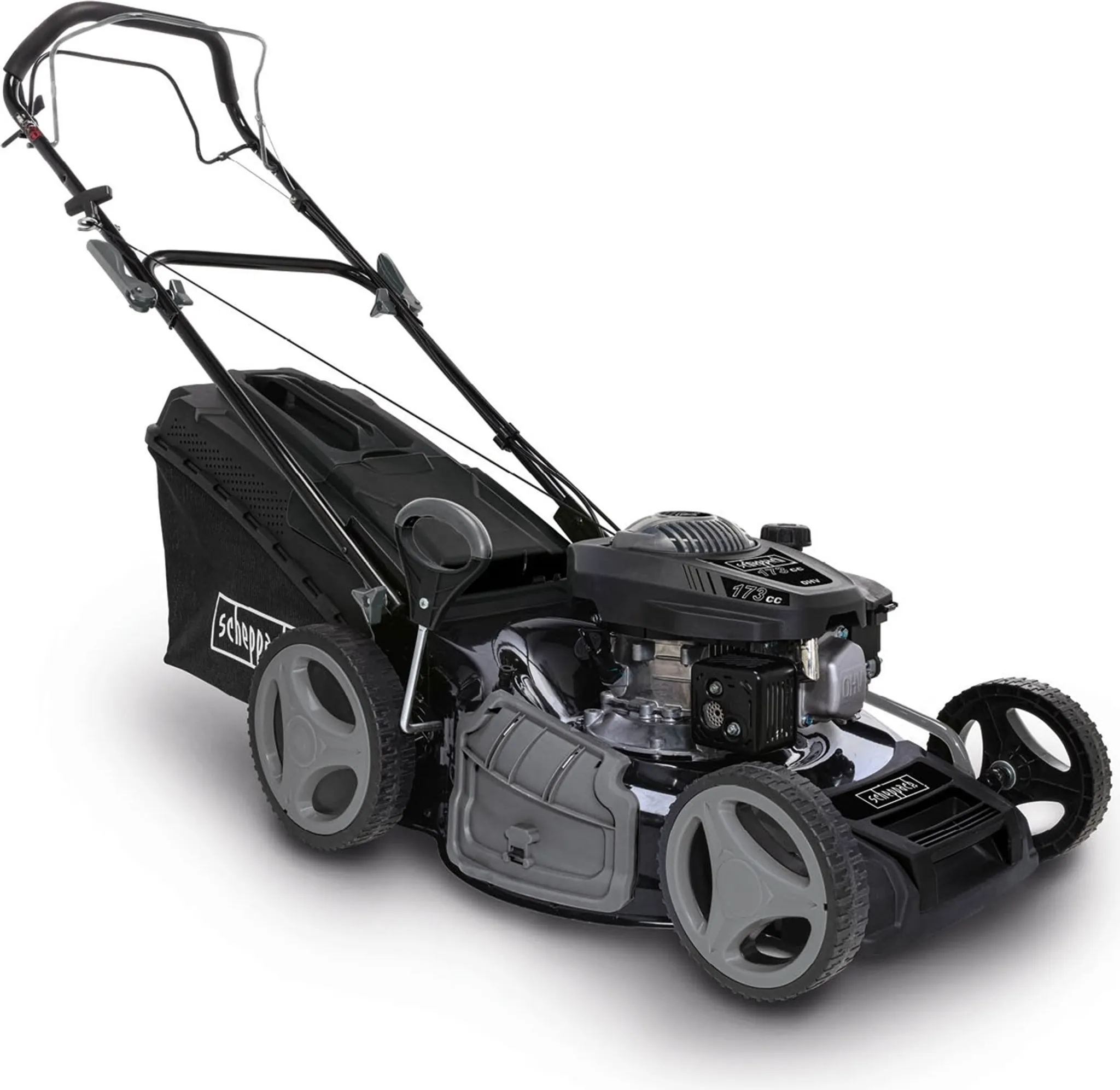 SCHEPPACH Rasenmäher Benzin mit Antrieb Radantrieb 51cm 6in1 173ccm MS173-51B