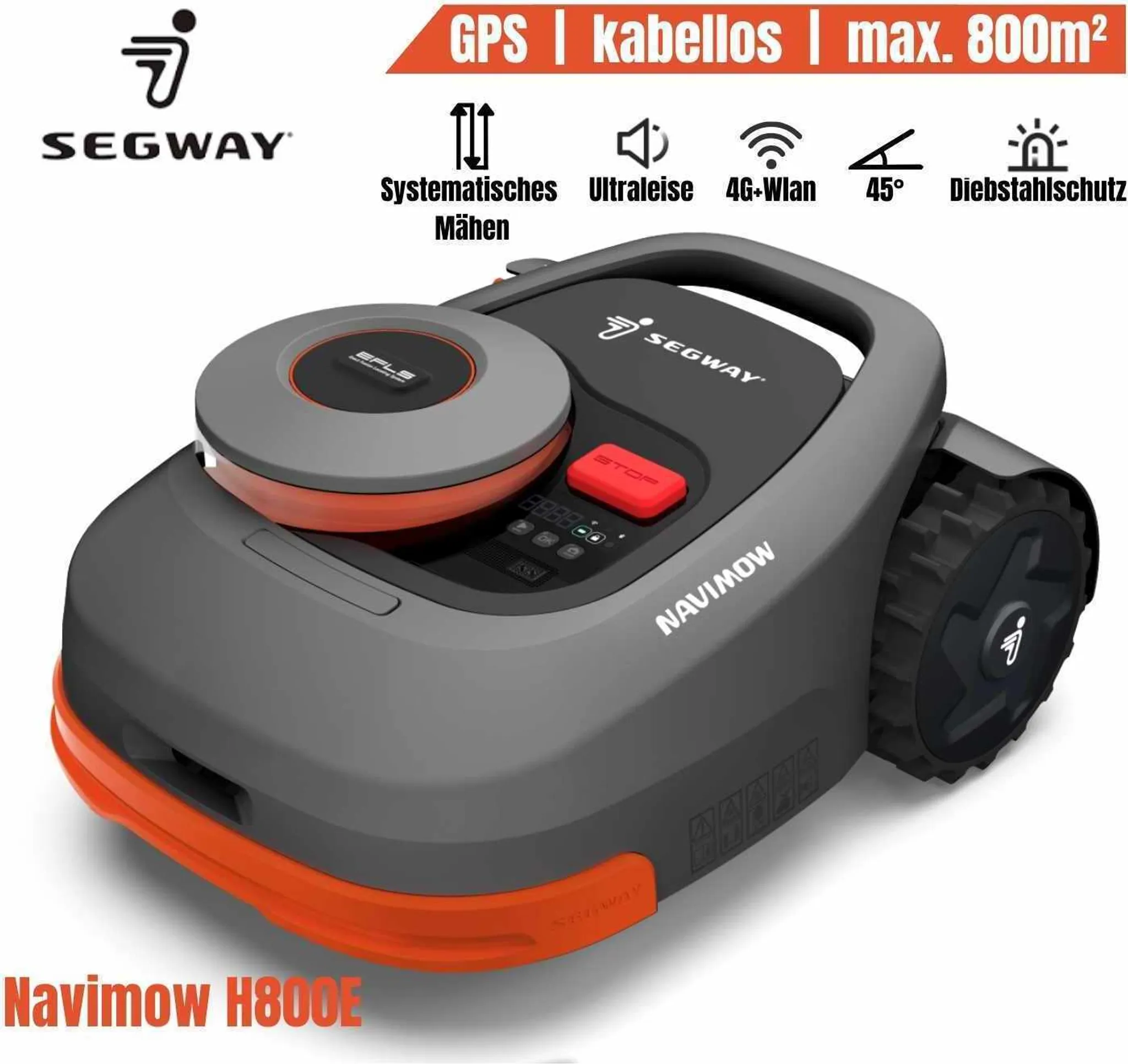 Segway Navimow H800E GPS/W-LAN Modell 2024