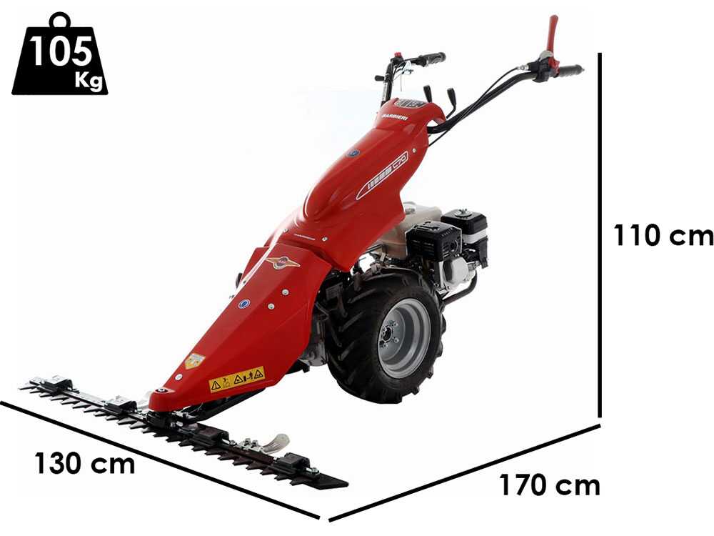 Barbieri C/70 - Mehrzweckgerät Balkenmäher - Honda GX200