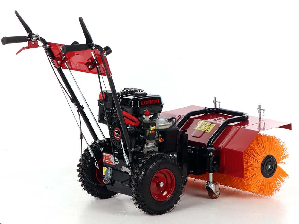 Benzin Kehrmaschine- Mehrzweckgerät - GeoTech SS 680 WEL EVO - Breite 80 cm - E-Starter – Bild 3