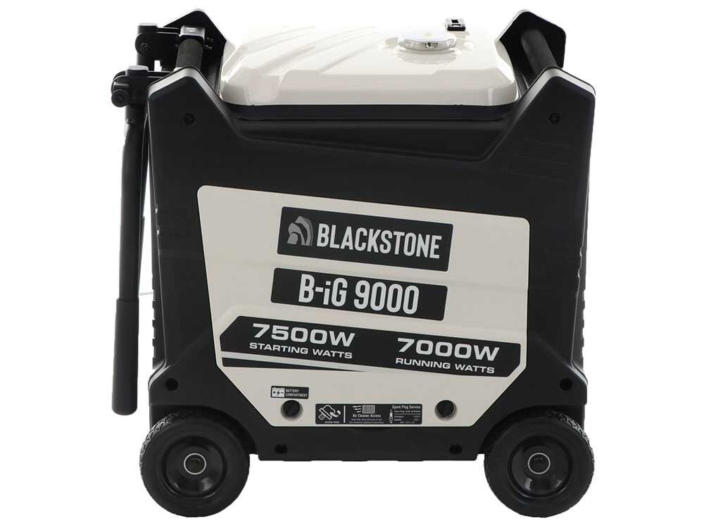 BlackStone B-iG 9000 - Inverter Stromerzeuger 7.5 kW - 230V - leise - mit Rädern – Bild 3