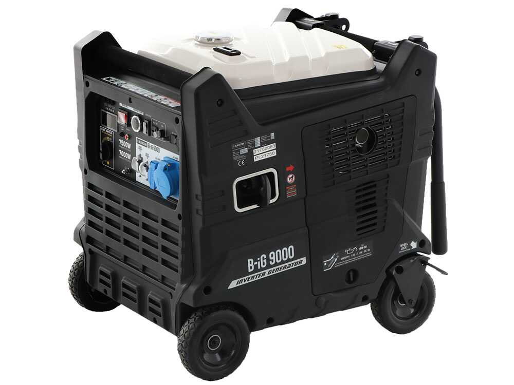 BlackStone B-iG 9000 - Inverter Stromerzeuger 7.5 kW - 230V - leise - mit Rädern – Bild 4