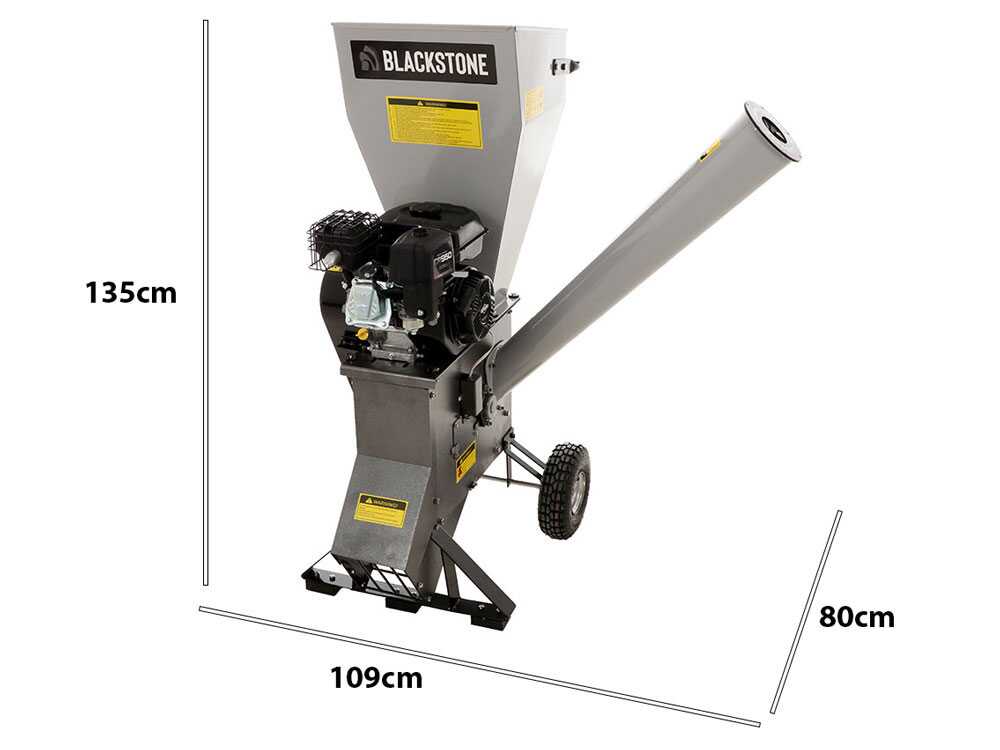 BlackStone CSB70B - Benzin Häcksler  - Benzinmotor Briggs & Stratton 6.5 PS