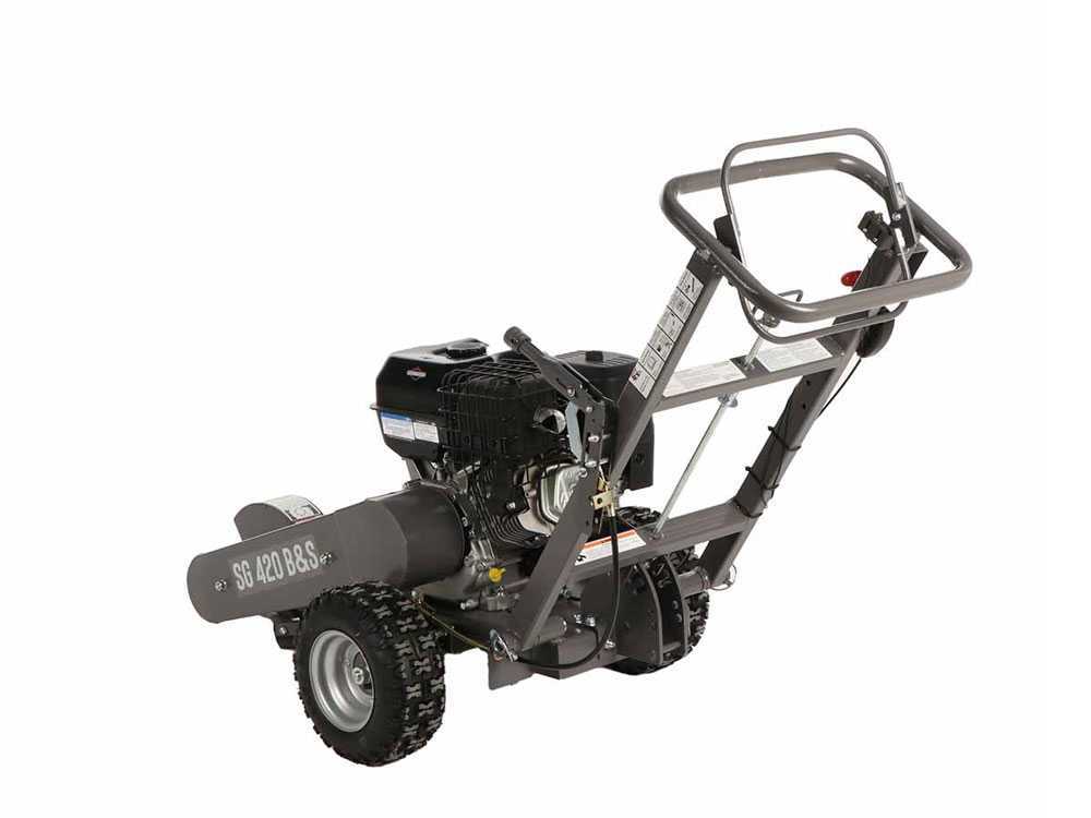 BlackStone SG 420 B&S - Baumstumpffräse - Motor B&S XR2100 420 ccm - Schneidegerät mit 8 Wolframkarbidhämmern – Bild 3