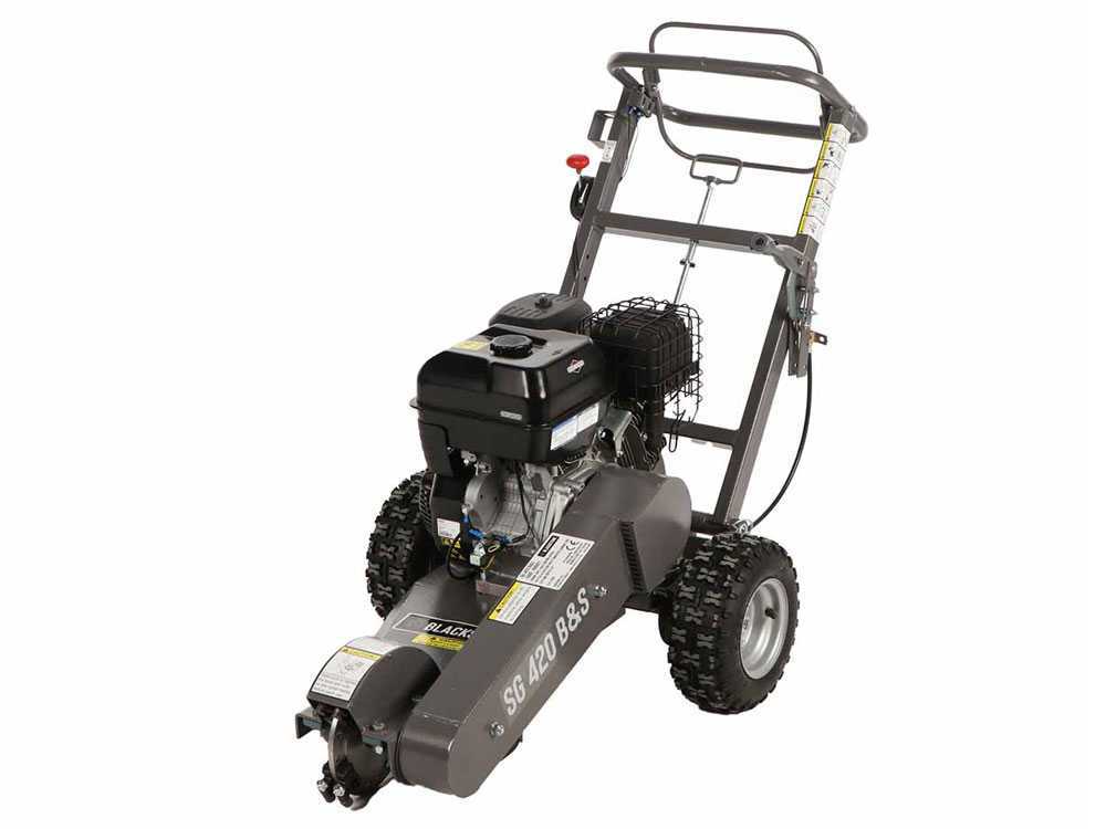 BlackStone SG 420 B&S - Baumstumpffräse - Motor B&S XR2100 420 ccm - Schneidegerät mit 8 Wolframkarbidhämmern – Bild 4