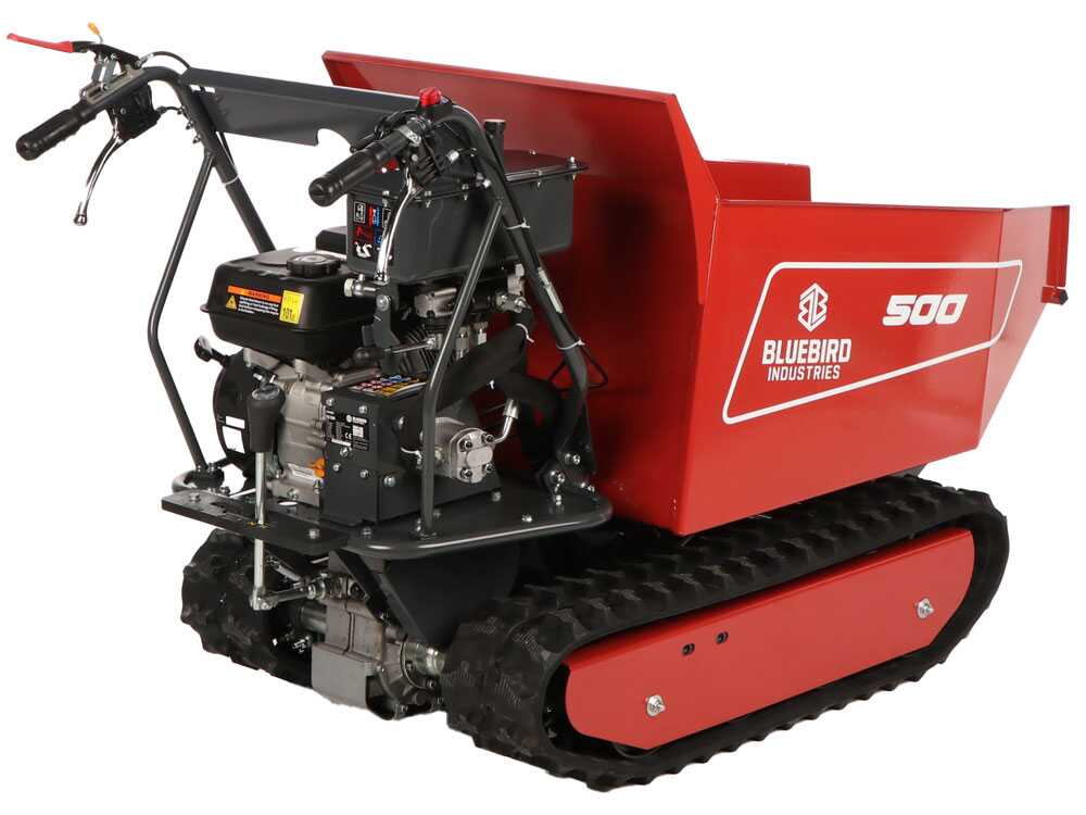 Blue Bird Carrier 500 DH Raupendumber mit hydraulischer Dumper Mulde - Tragfähigkeit 500Kg – Bild 3