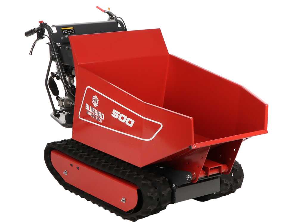 Blue Bird Carrier 500 DH Raupendumber mit hydraulischer Dumper Mulde - Tragfähigkeit 500Kg – Bild 4
