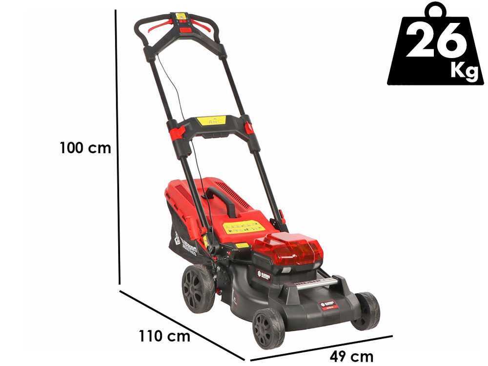 Blue Bird LM 22-41 - Akku-Rasenmäher- 2x 18V/5Ah - Schnittbreite 41 cm