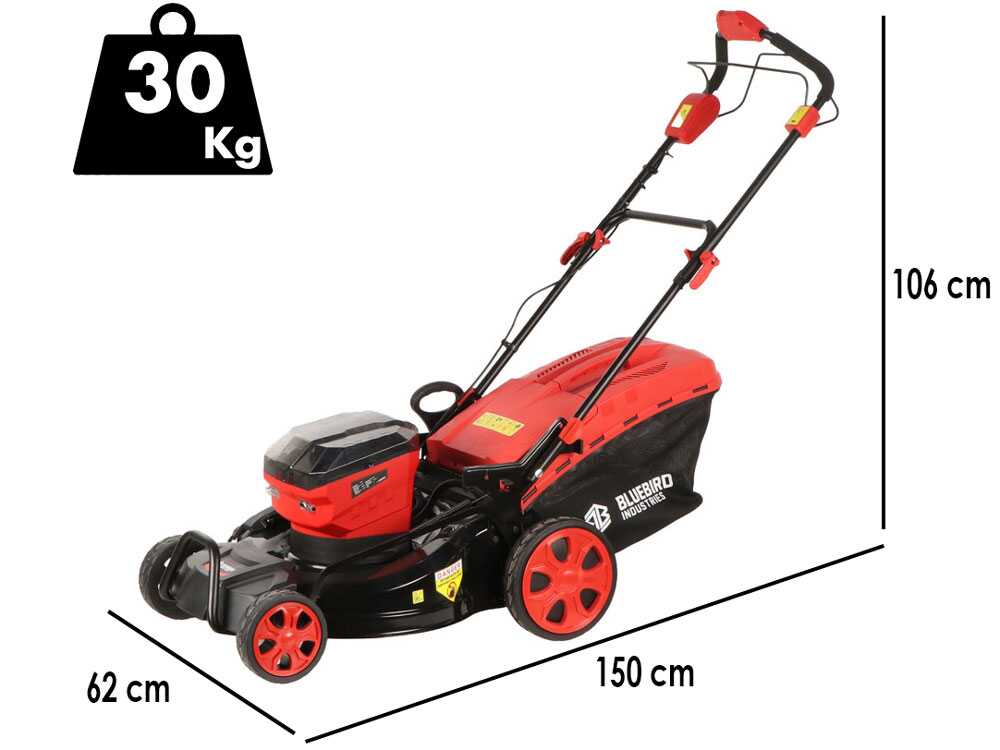Blue Bird LM 23-51 - Akku-Rasenmäher - 50.4 V 10 Ah - 51 cm Schnittbreite