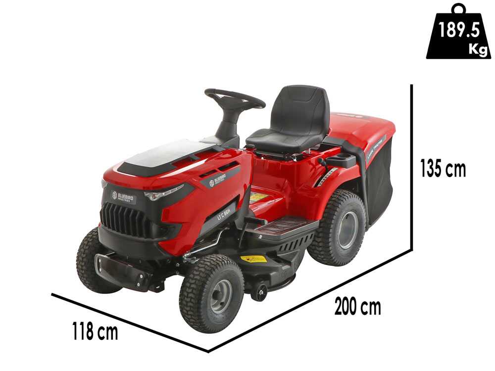 Blue Bird LT C 86H - Rasentraktor mit Hydrostatgetriebe - Fangkorb 245 L