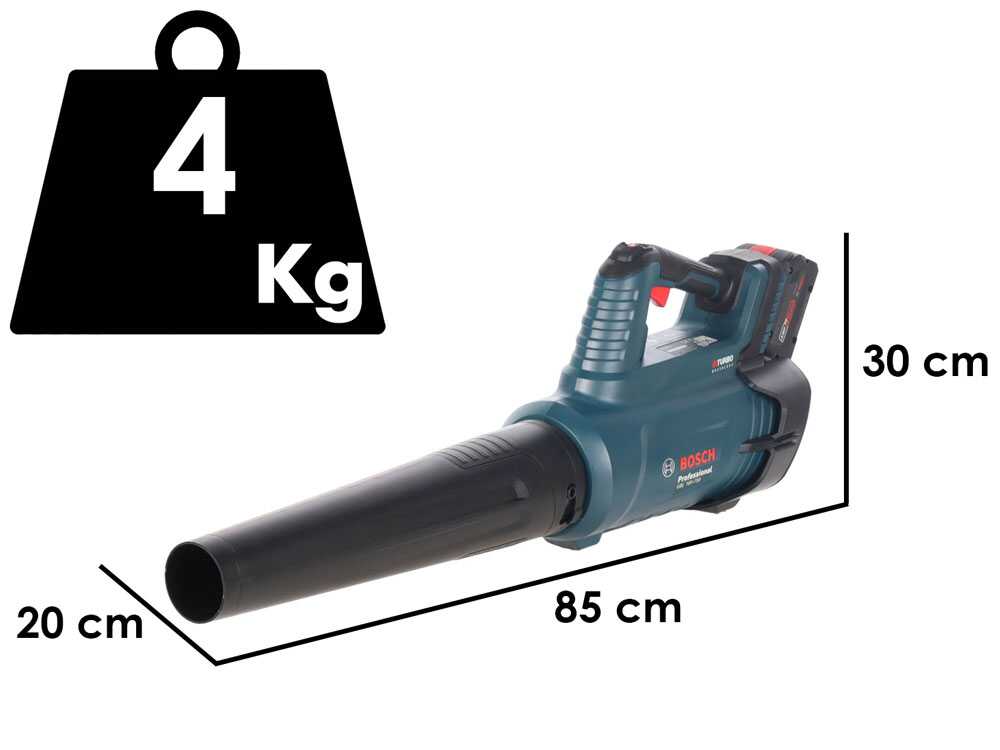 Bosch Professional GBL 18V-750 – Akku-Laubbläser – 18 V/8 Ah – Bild 4