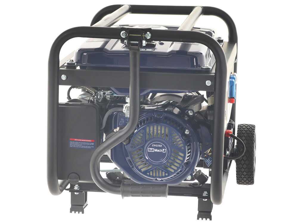 BullMach AMBRA 3600 E - Benzin-Stromerzeuger auf Rädern 3 kW - Dauerleistung 2.8 kW - 230V – Bild 4