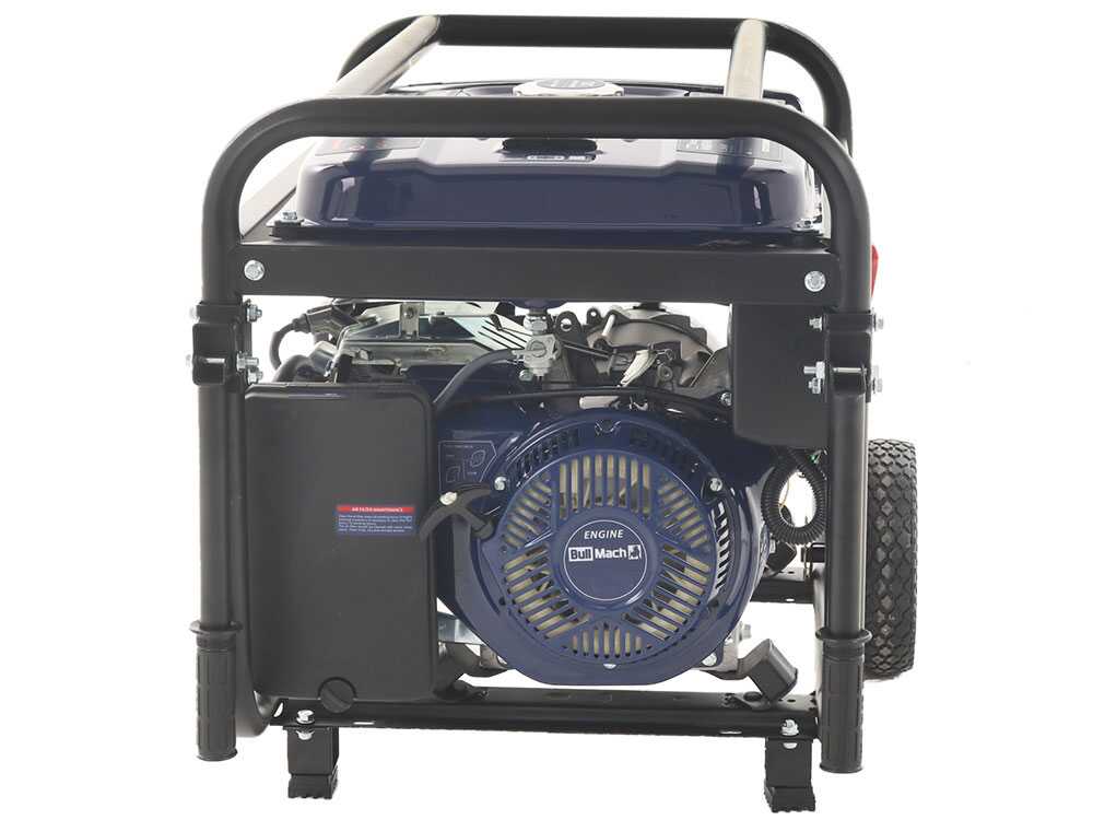 BullMach AMBRA 6500-3 - Benzin-Stromerzeuger auf Rädern mit AVR-Regelung 5.5 kW - Dauerleistung 5 kW - 400V – Bild 3