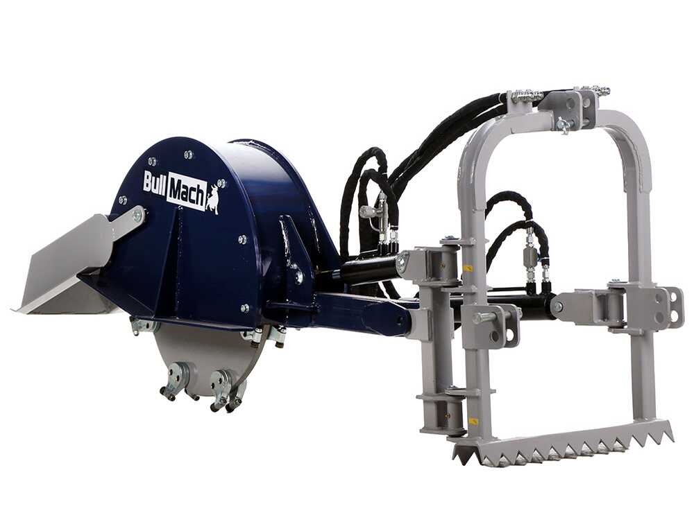 BullMach ARES 61 H - Baumstumpffräse mit Traktoranbau - hydraulische Verschiebung – Bild 3