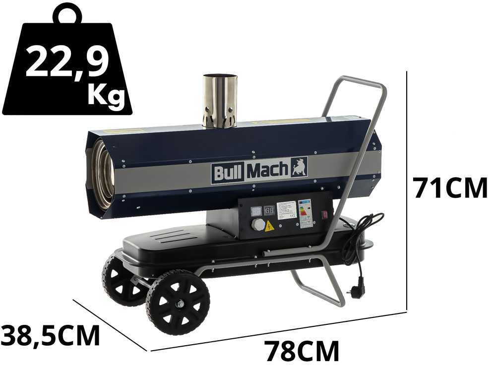 BullMach BM-IDH 20KW - Diesel-Heizgerät - Indirekte Verbrennung