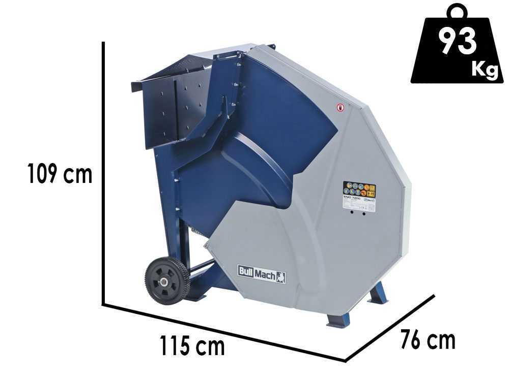 BullMach ENIO 7200-3 - Wippsäge - Profi-Kreissäge 400V