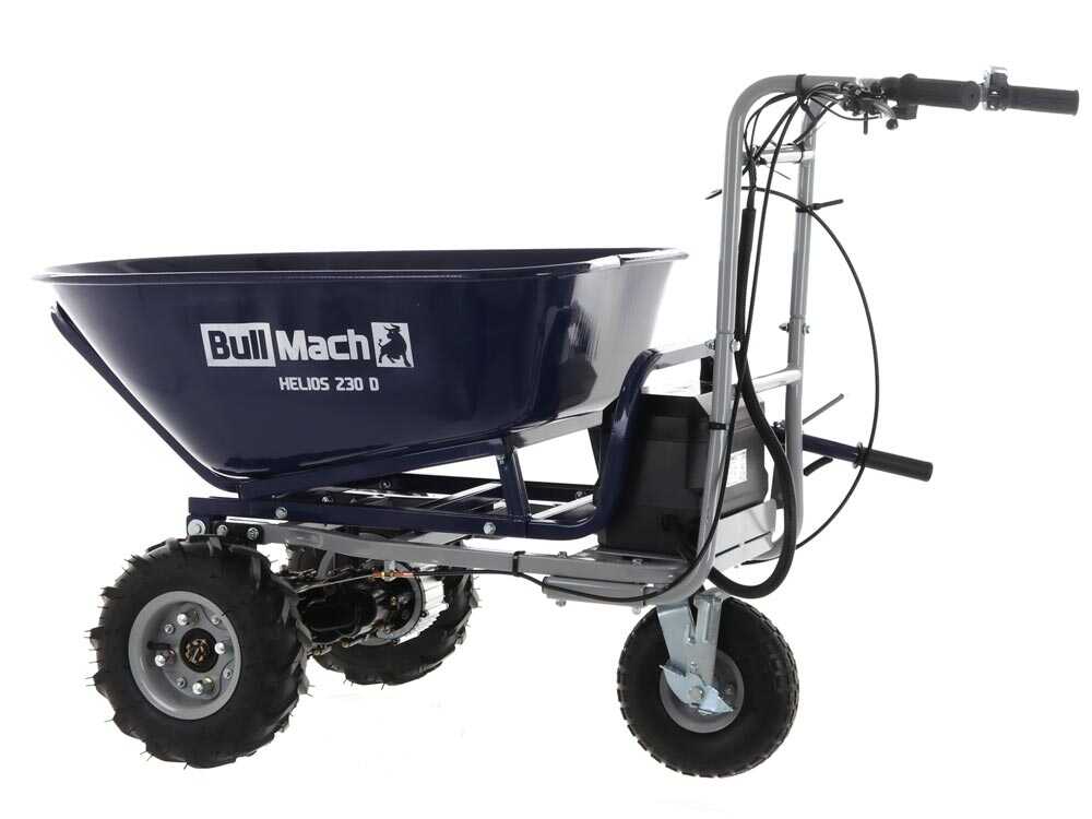 BullMach Helios 230 D - Akku Schubkarre mit zwei Akkus 48V 2Ah – Bild 4