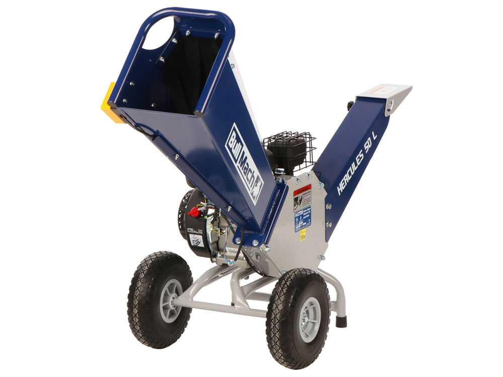 BullMach Hercules 50 L - Benzin-Häcksler - Motor Loncin H200 196ccm – Bild 4