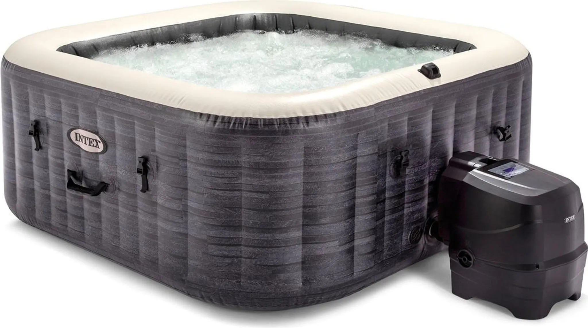 Intex Pure Spa Greystone Deluxe  - Bubble Spa für 4 Personen