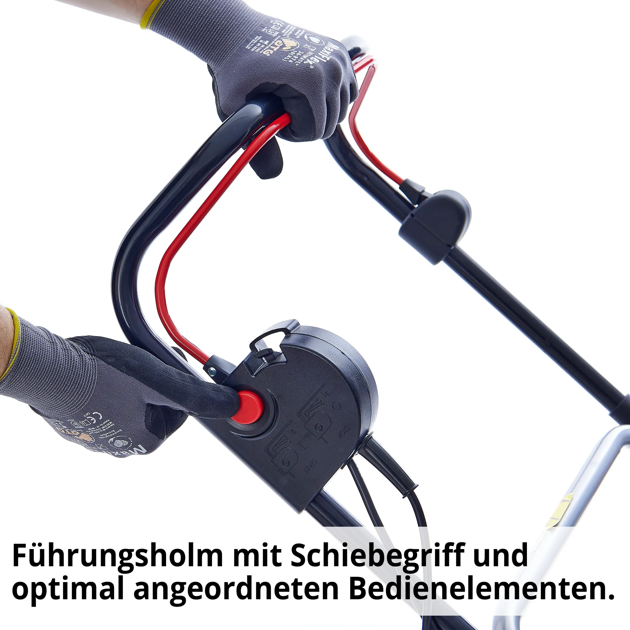 HECHT Rasenmäher Elektro 1845 | 46 cm Schnittbreite | 1800 W | Mulchkit | 60 L Fangkorb | zentrale 7-fach Schnitthöhenverstellung – Bild 7