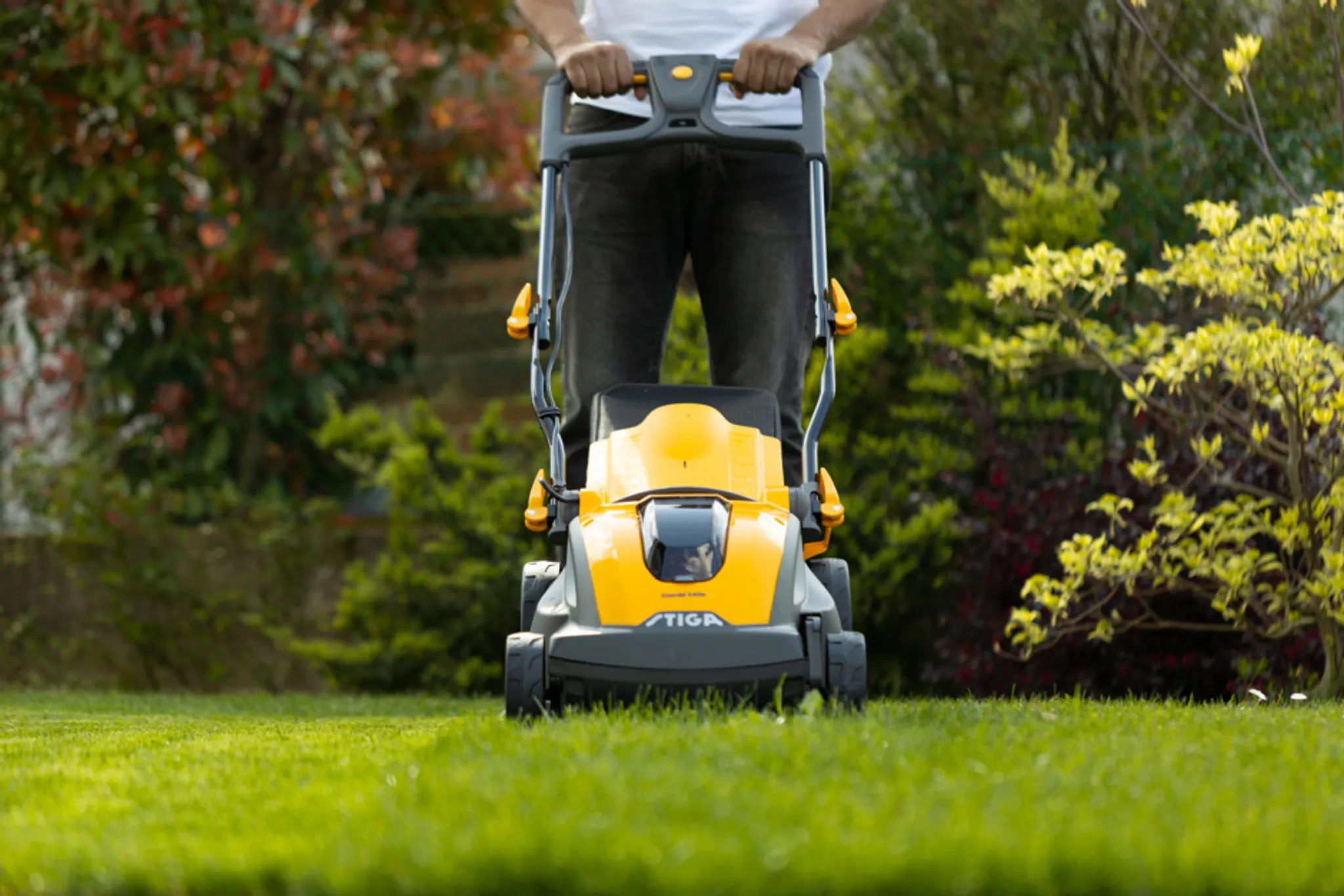 STIGA Akku-Rasenmäher COMBI 340e, 38 cm Schnittbreite, Mulchfunktion, Inklusive 1x 4 Ah Akku (E440) und Ladegerät – Bild 6