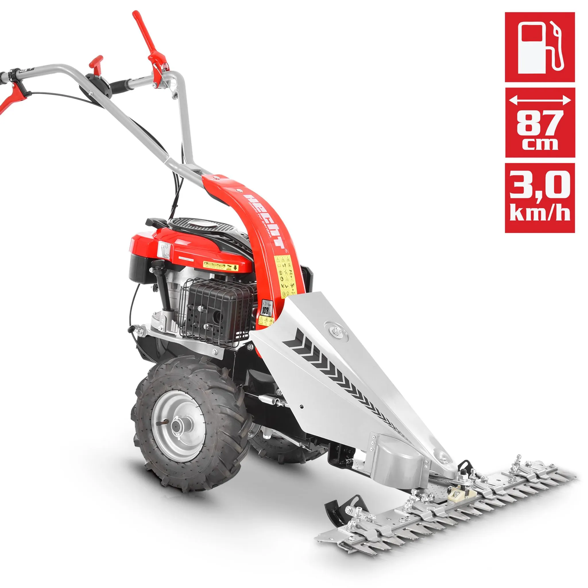 HECHT 587 Balkenmäher | mit Antrieb | 87 cm Schnittbreite | 4,9 PS | 196 cm³ | Stufenlose Schnitthöhenverstellung – Bild 7