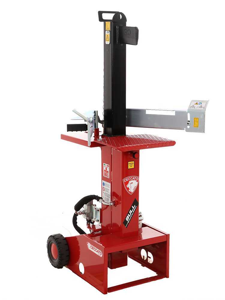Ceccato BULL SPLE10 - Stehender einphasiger Elektro Holzspalter - 10 Tonnen - Hub 540 mm – Bild 3