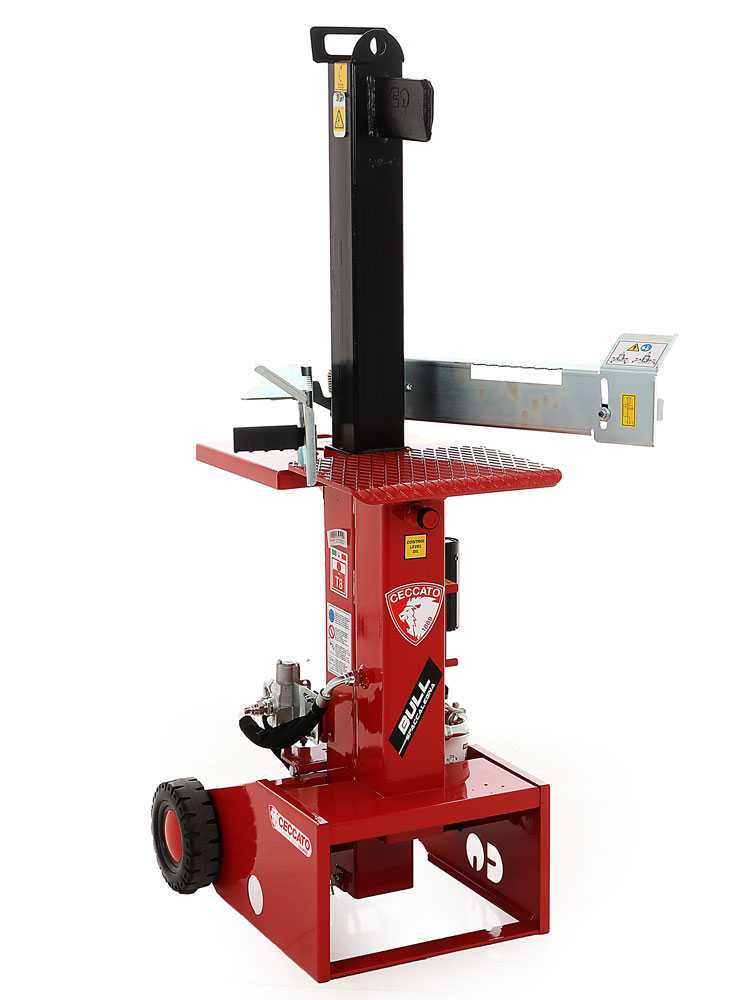 Ceccato BULL SPLE8 - Stehender einphasiger Elektro Holzspalter - 8 Tonnen - Hub 540 mm