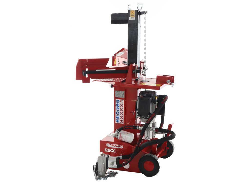 Ceccato BULL SPLET10 KOMBI - Senkrechter Hybrid-Holzspalter - Elektrisch/ für Traktor – Bild 3