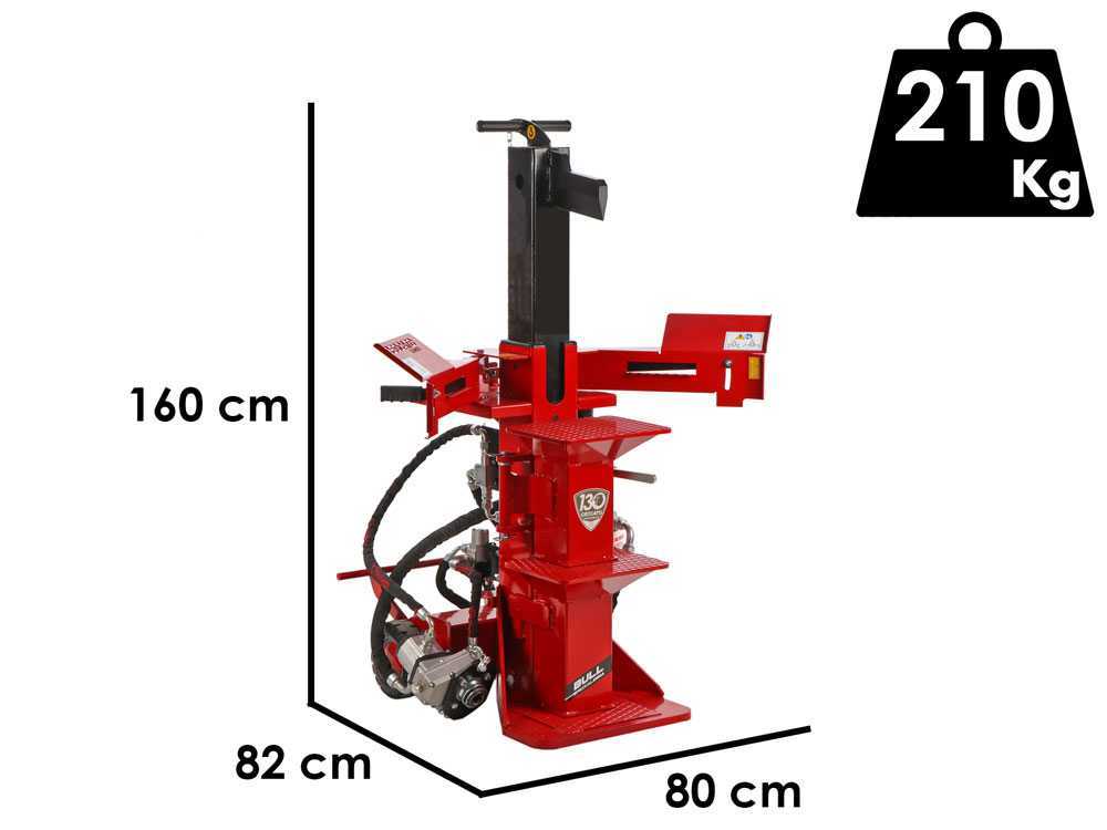 Ceccato BULL SPLET12FDP - Hybrid-Holzspalter - Elektrisch/für Traktor - stehend