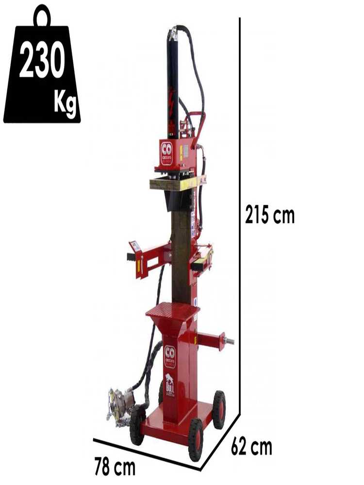 Ceccato BULL SPLT13R4 - Holzspalter für Traktor - stehend - 13 T - Kolbenhub 500 mm