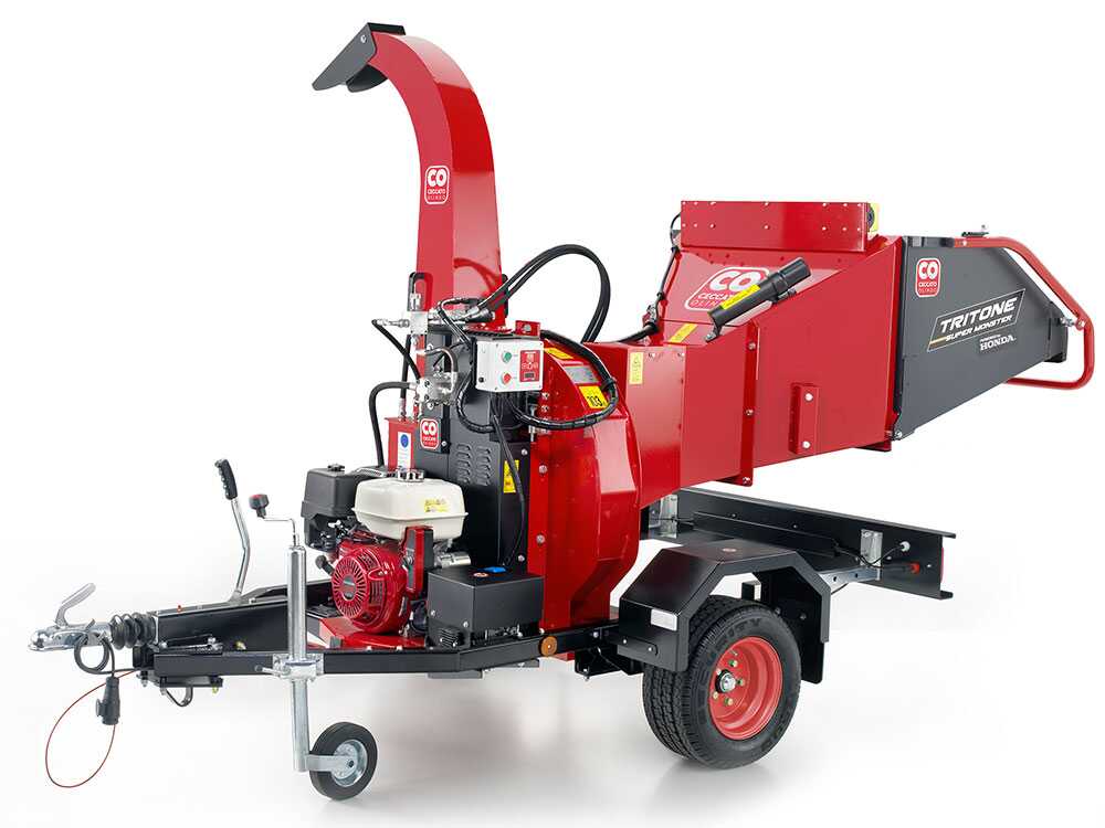 Ceccato Tritone Super Monster - Profi Häcksler auf Wagen - Honda GX 390