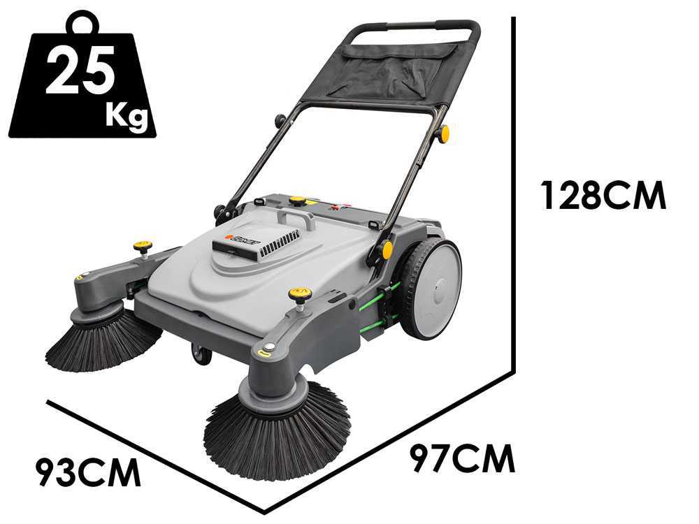 Comet CSW 950 MF - Handkehrmaschine  zum Schieben mit Fangkorb