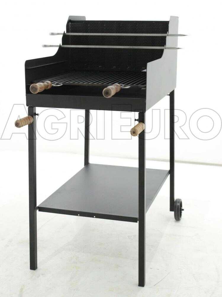 Cruccolini Fuocone - Holzgrill mit Grillrost - 50 x 50 cm - aus schwerem Stahl – Bild 3