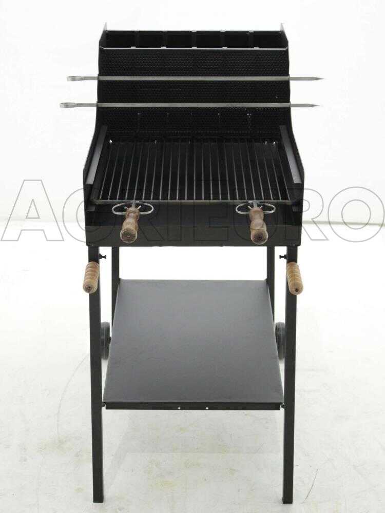 Cruccolini Fuocone - Holzgrill mit Grillrost - 50 x 50 cm - aus schwerem Stahl – Bild 4