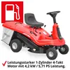 HECHT 5161 Rasentraktor | 61 cm Schnittbreite | 7 PS | 150L Fangkorb | 5-fache Schnitthöhenverstellung – Bild 5