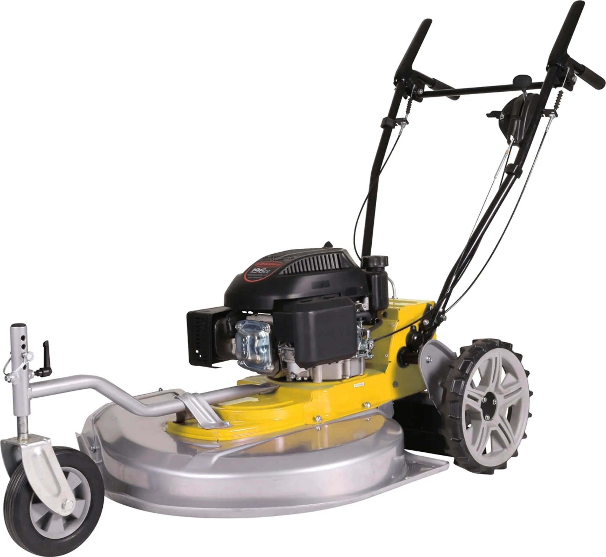 Texas Profi Wiesenmäher Hochgrasmäher Rasenmäher Benzin mit Antrieb Radantrieb Multi Cut 610 | 196cm³ | 4-Takt | 4,9PS | 61cm Schnittbreite