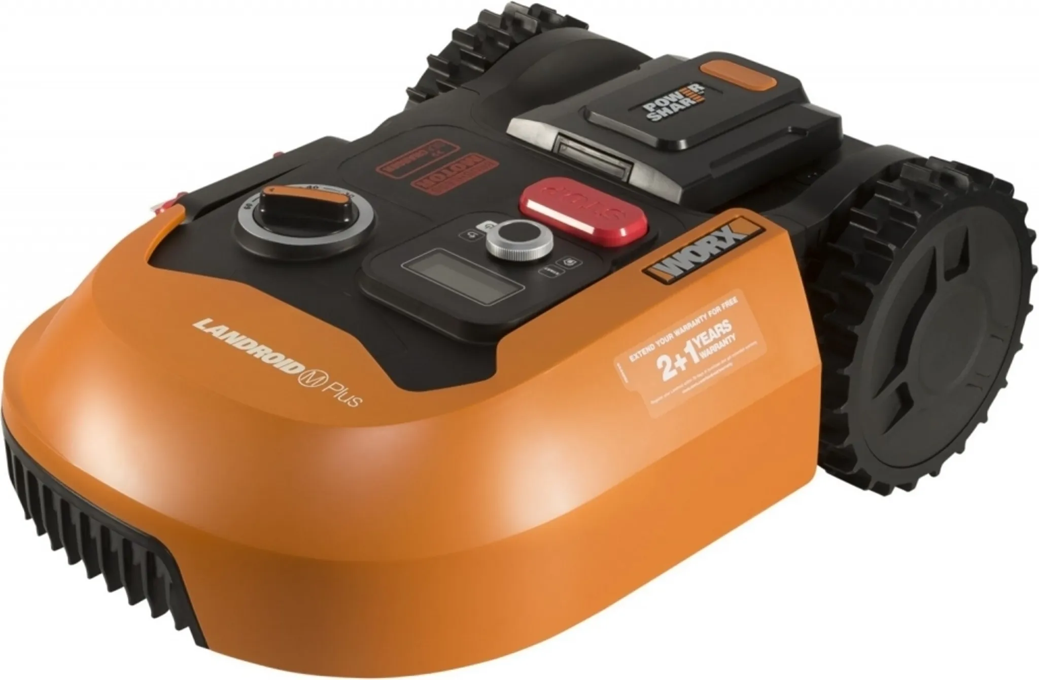 WORX 20V Akku-Mähroboter Landroid M500 Plus 18cm/500 m² mit App, IPX4 WR165E, inkl. Installationsmaterial – Bild 7