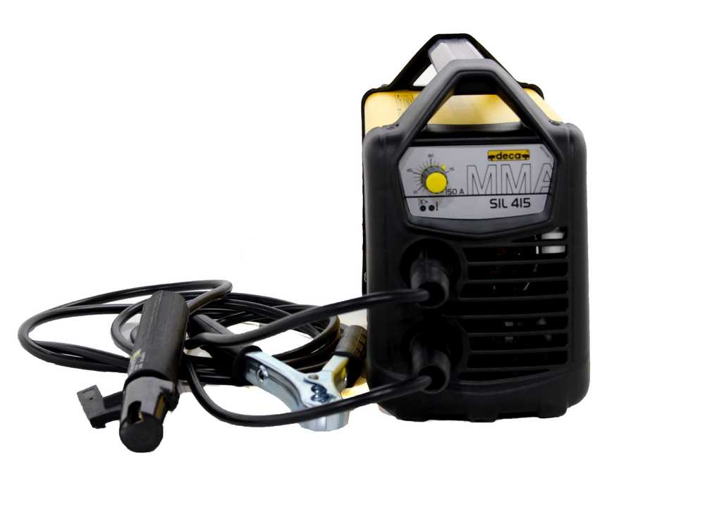 Deca SIL 415 - Inverter Schweißgerät (MMA/WIG) + Schutzmaske, Gleichstrom (DC) – Bild 4