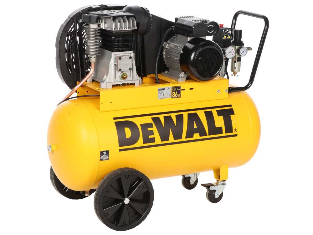 DeWalt DXCMB3M100HE - Elektrischer Einphasen-Kompressor mit Riemenantrieb - Motor 3 PS – 100 lt – Bild 3