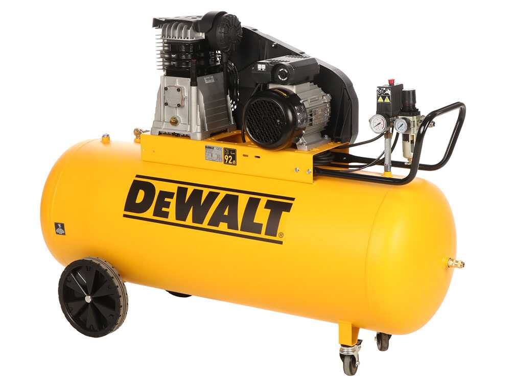 DeWalt DXCMB3M200HE – Einphasiger elektrischer Riemen-Kompressor – 3-PS-Motor – 200 Liter – Bild 4