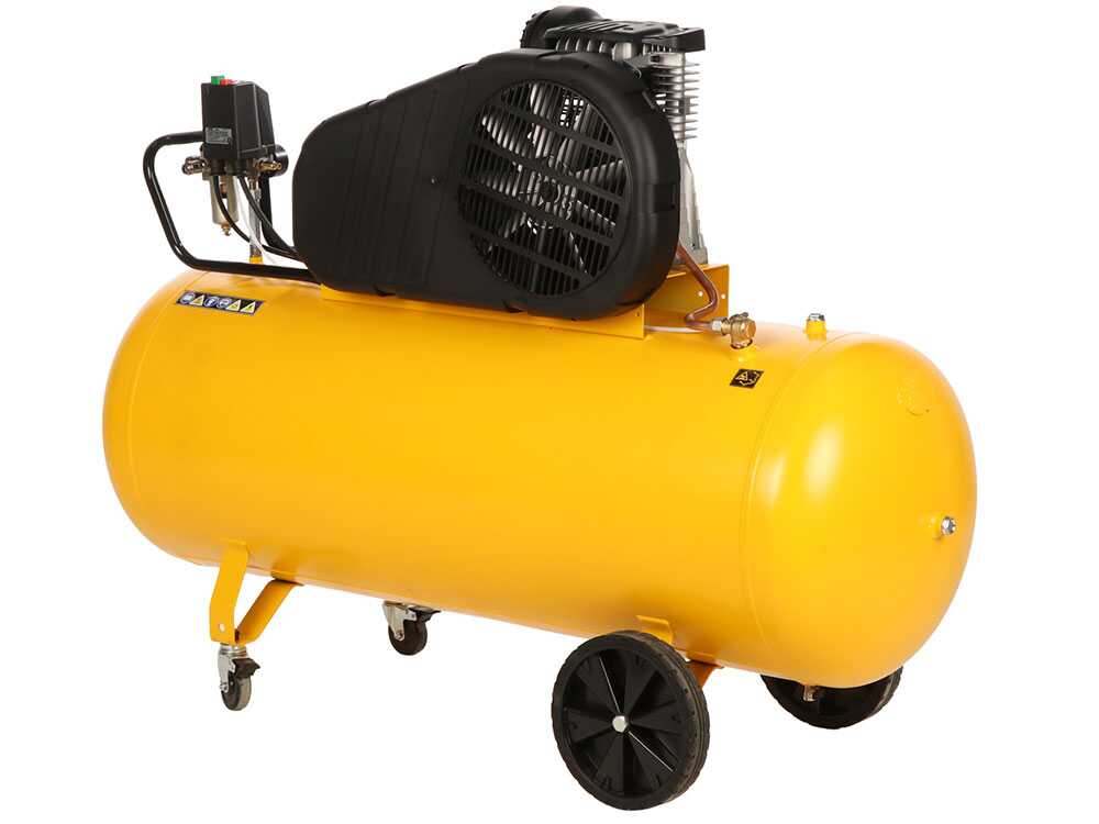 DeWalt DXCMB4T270HE – Elektrischer Dreiphasen-Riemenkompressor – 4-PS-Motor – 270 l – Bild 4