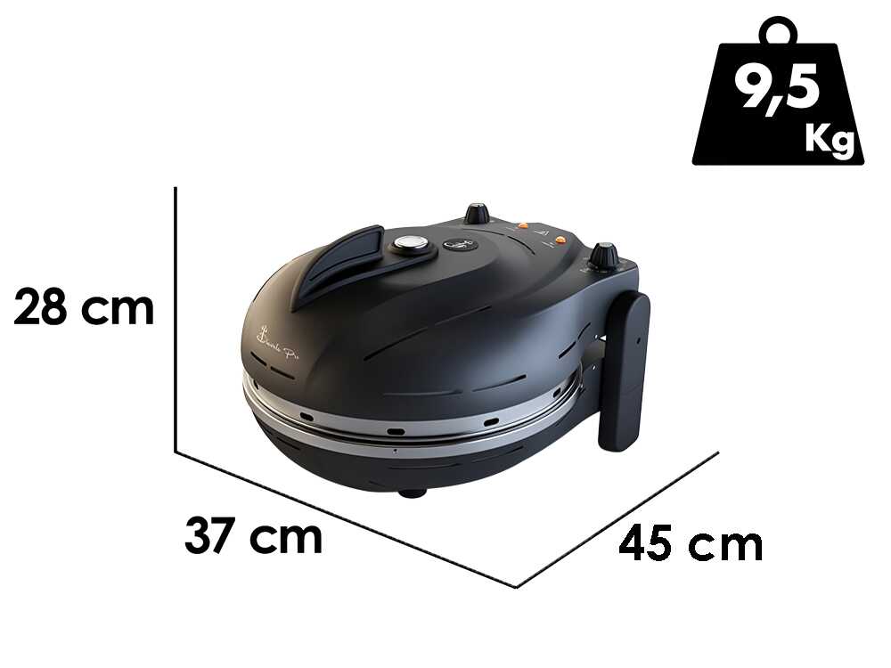 Diavola Pro V 3.0 – Elektro-Pizzaofen – Hochwertiger Biscotto-Pizzastein