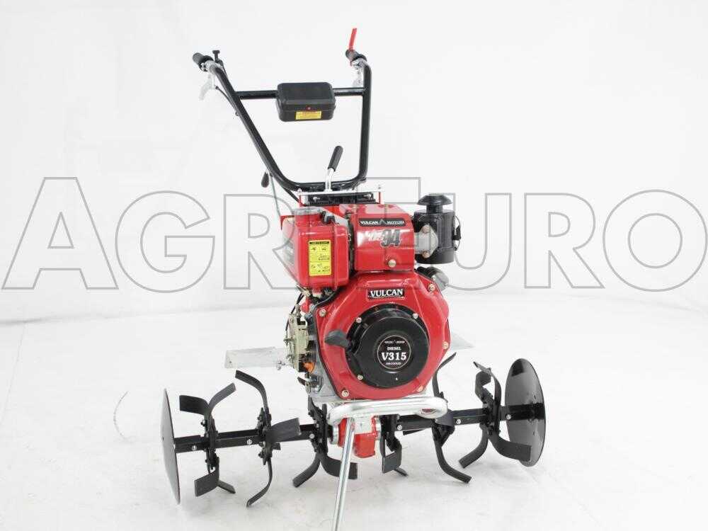 Diesse DS94 Motorhacke / Gartenfräse mit 7 HP Dieselmotor, Elektrostarter, 95 cm Fräse