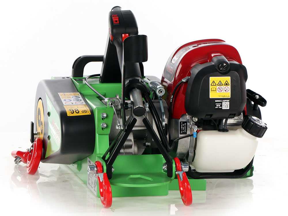 Docma VF150 auto-4 GX50 - Forstseilwinde mit Hondamotor - Seil Ø 6mm/ 60m – Bild 4