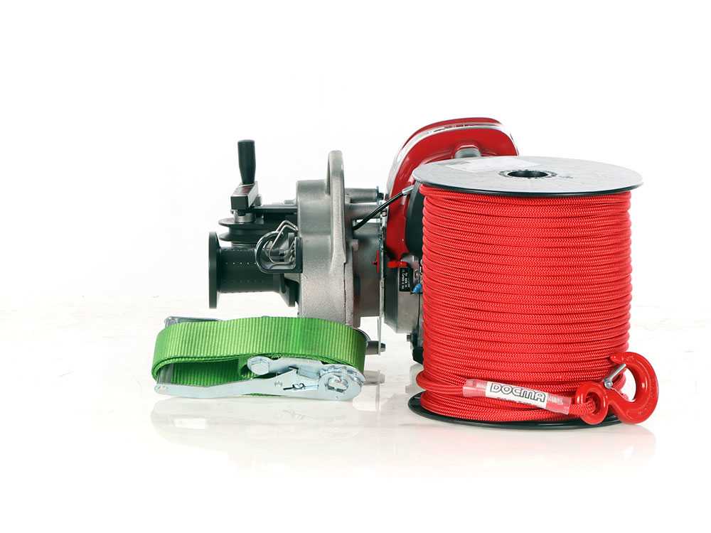 Docma VF900-4 Nippon - Forstseilwinde mit Hondamotor GX50 - Komplett-Kit – Bild 4