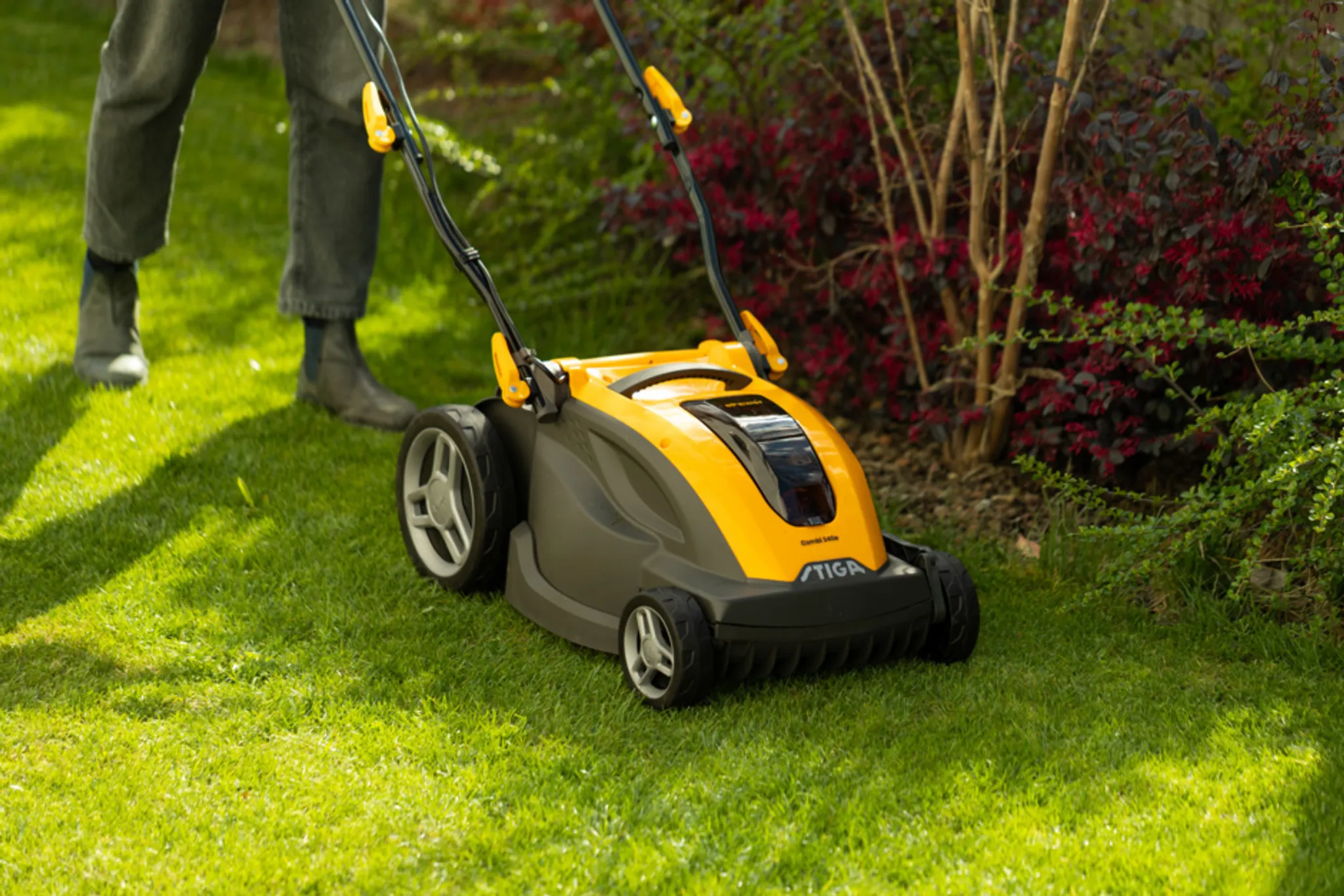 STIGA Akku-Rasenmäher COMBI 340e, 38 cm Schnittbreite, Mulchfunktion, Inklusive 1x 4 Ah Akku (E440) und Ladegerät – Bild 4