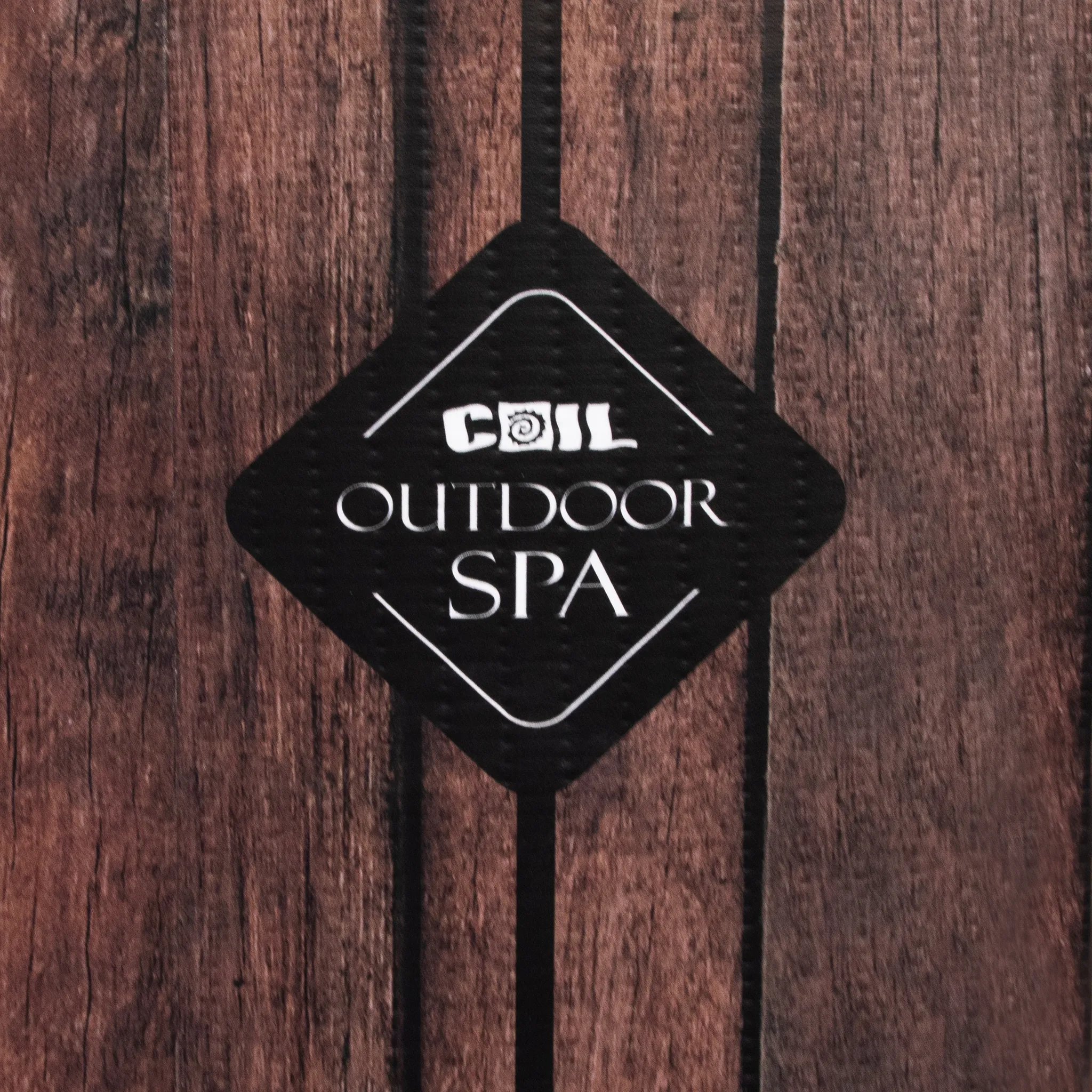 COIL Whirlpool SPA Aufblasbar, Schwimmbad mit Hydromassage, extra dünn, In- & Outdoor, 6 Personen, 175 cm, RUSTICAL – Bild 8